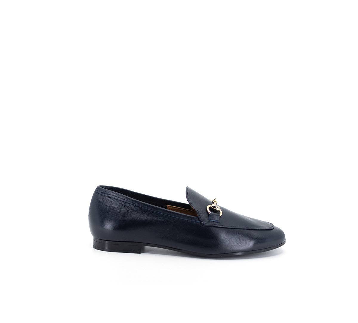 Classic Chain Leather Loafer Shoes Toledo | Black