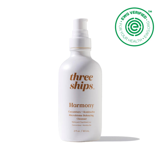 Three Ships Beauty Harmony Cucumber + Kombucha Microbiome Cleanser (118mL)