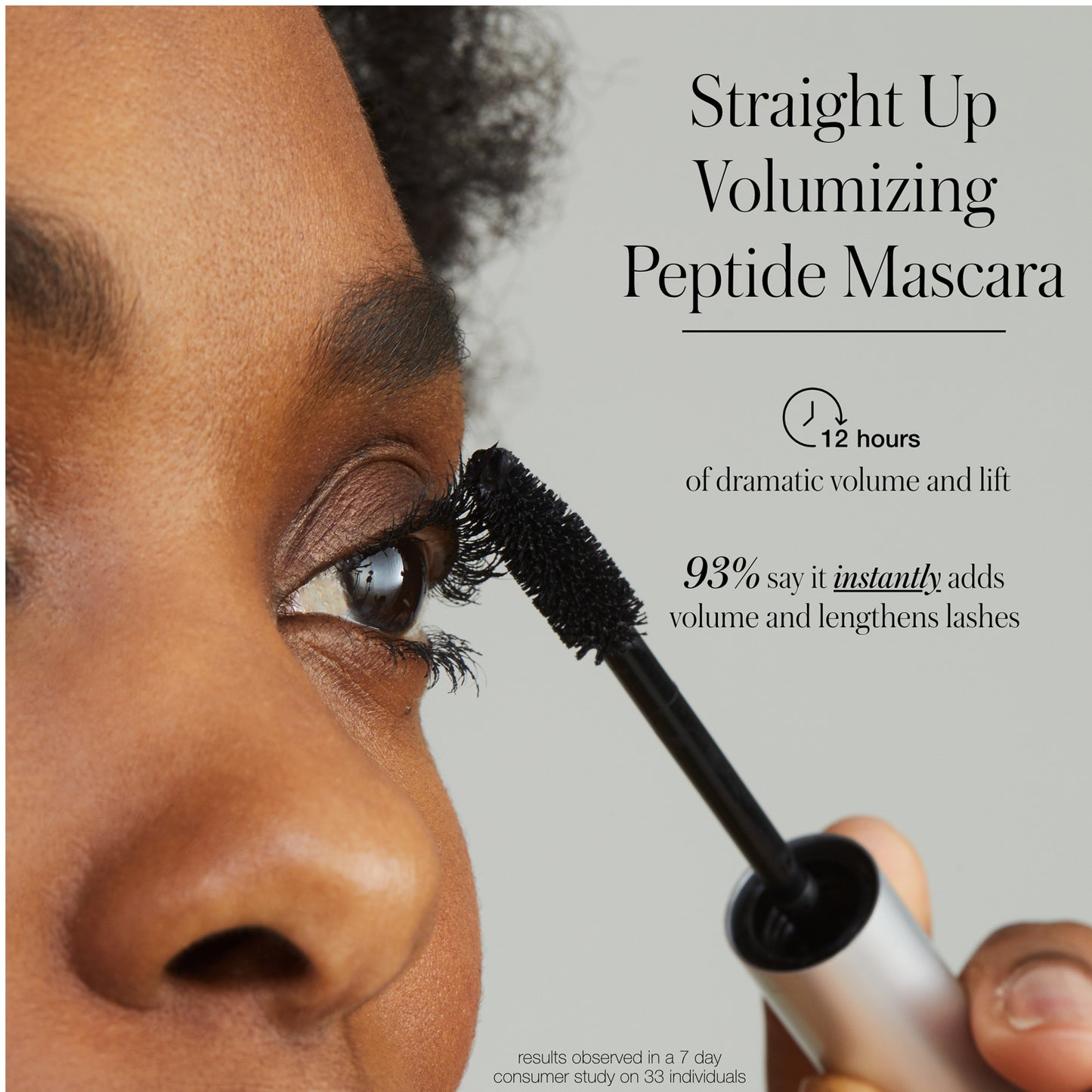 RMS Beauty Straight Up Volumizing Peptide Mascara