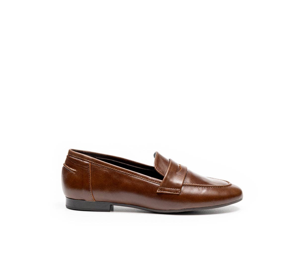 Leather Penny Loafer | Toledo | Chestnut