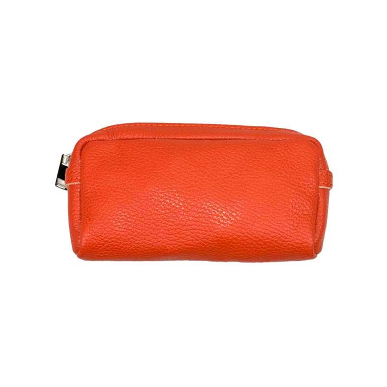 Italian Leather Cosmetic Bag