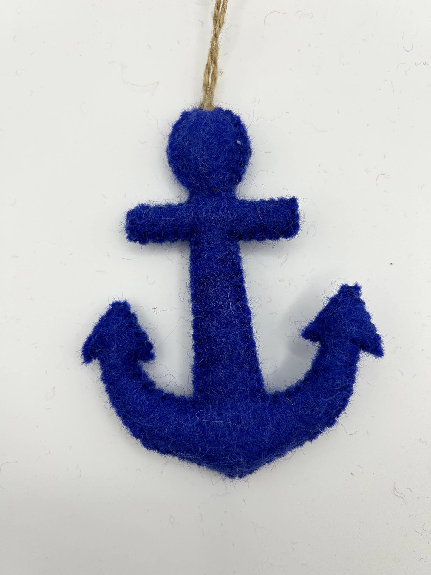 Felted Wool "Anchor" ornament