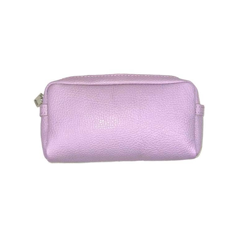 Italian Leather Cosmetic Bag