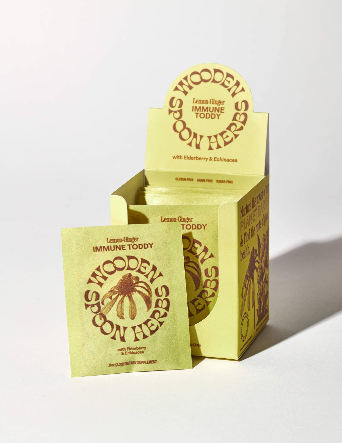 Lemon-Ginger Immune Toddy Box of 10 Individual Sachets