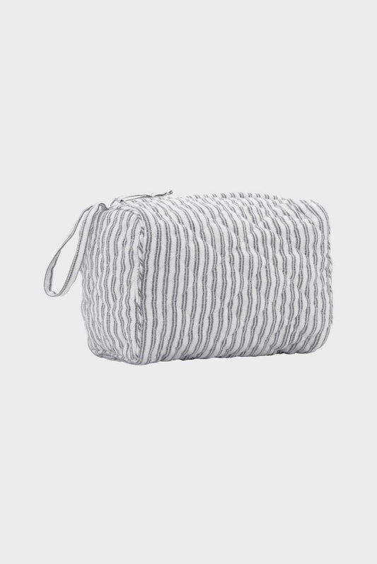 Striped Flannel Pouch