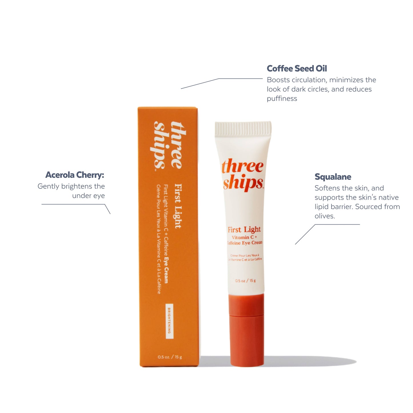 Three Ships Beauty First Light Vitamin C + Caffeine Eye Cream