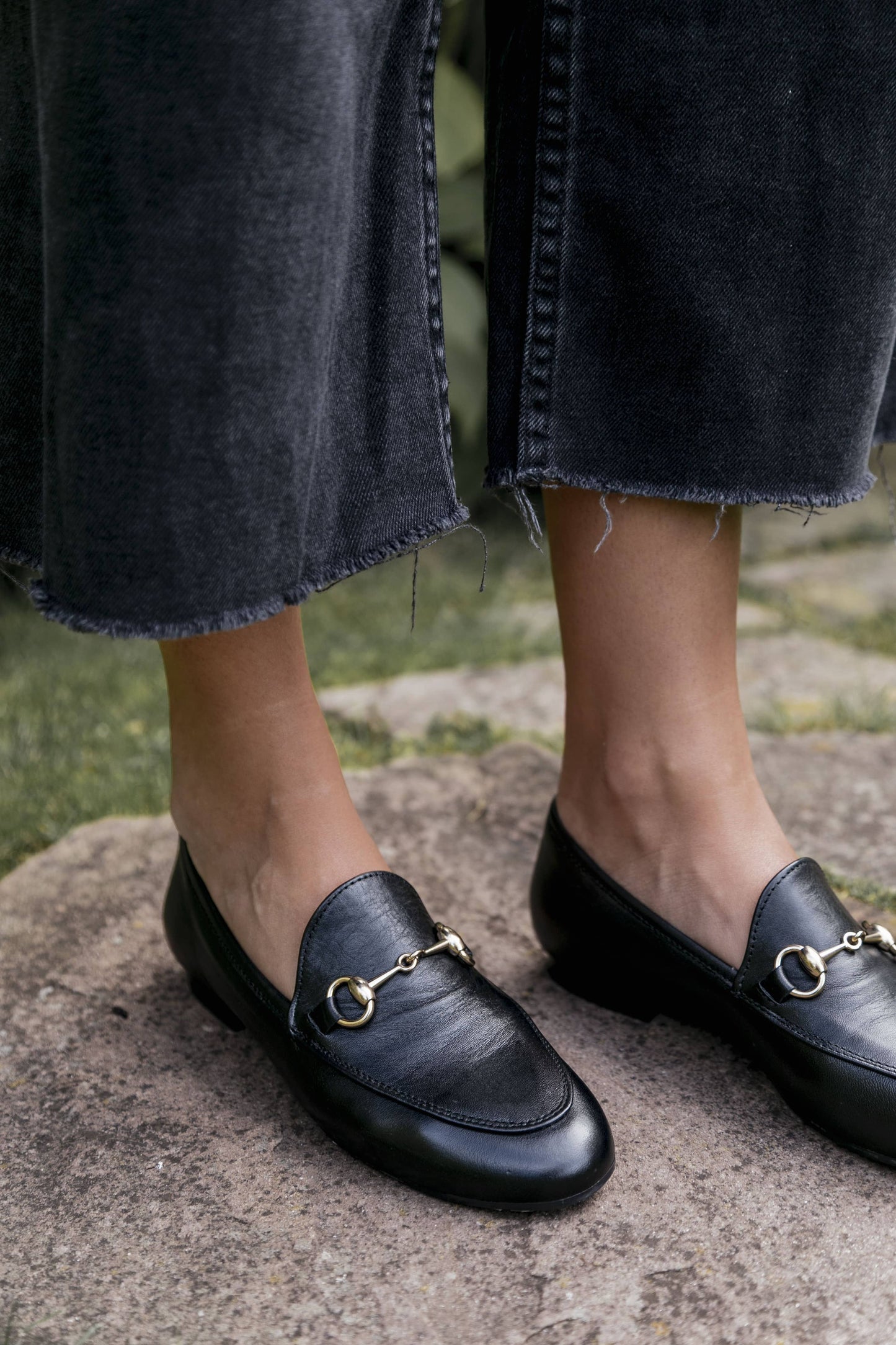 Classic Chain Leather Loafer Shoes Toledo | Black