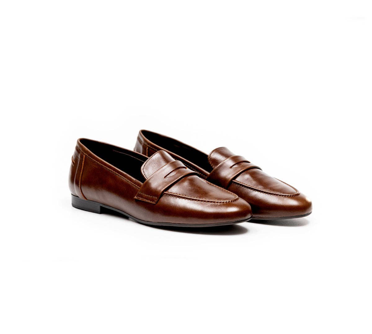 Leather Penny Loafer | Toledo | Chestnut