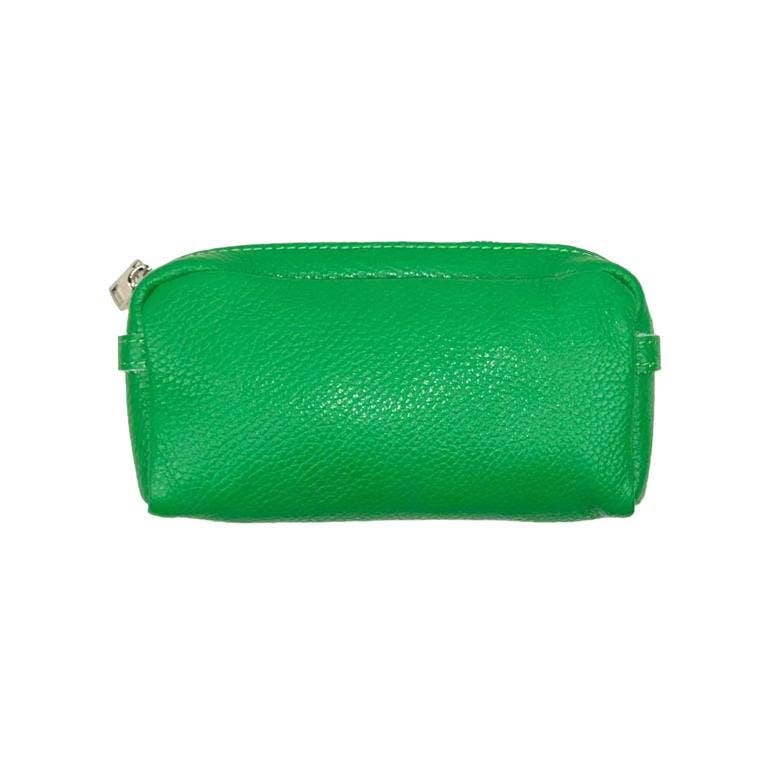 Italian Leather Cosmetic Bag