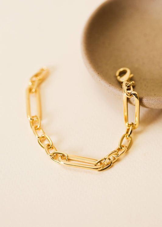 Chunky Gold Multi-Link Chain Bracelet