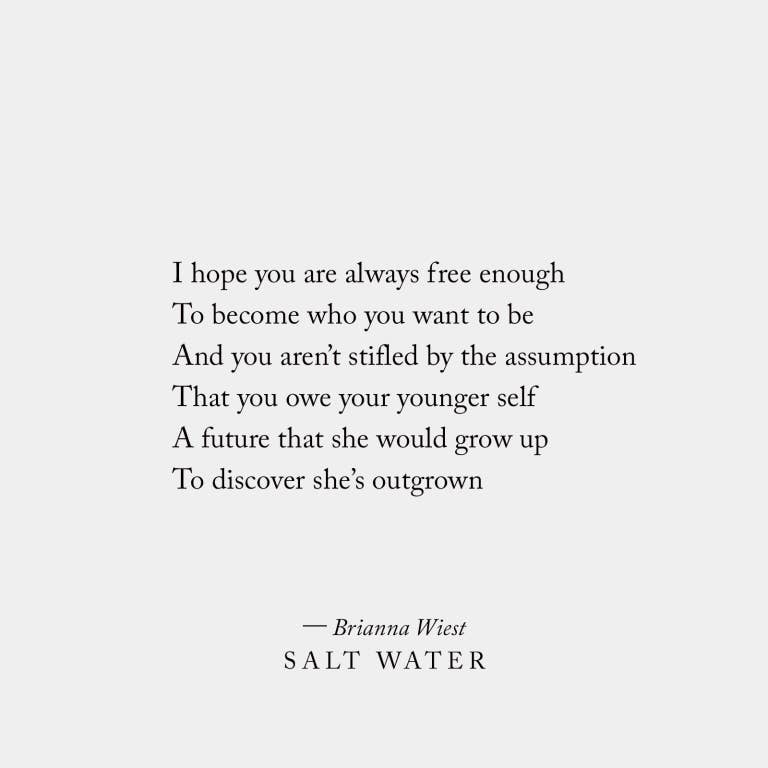 Salt Water Book by Brianna Wiest