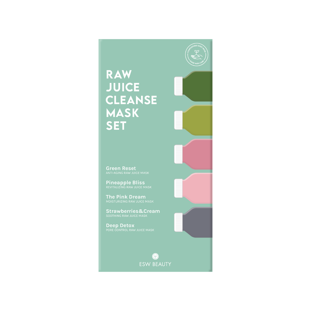 Raw Juice Cleanse Mask Set (Set of 5)