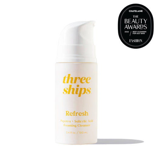 Three Ships Beauty Refresh Papaya + Salicylic Acid Cleanser (100mL)