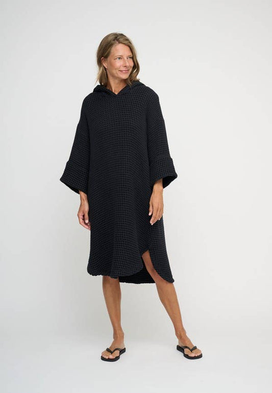 Waffle Weave Poncho | Robe