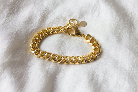 Golden Chunky Chain Bracelet