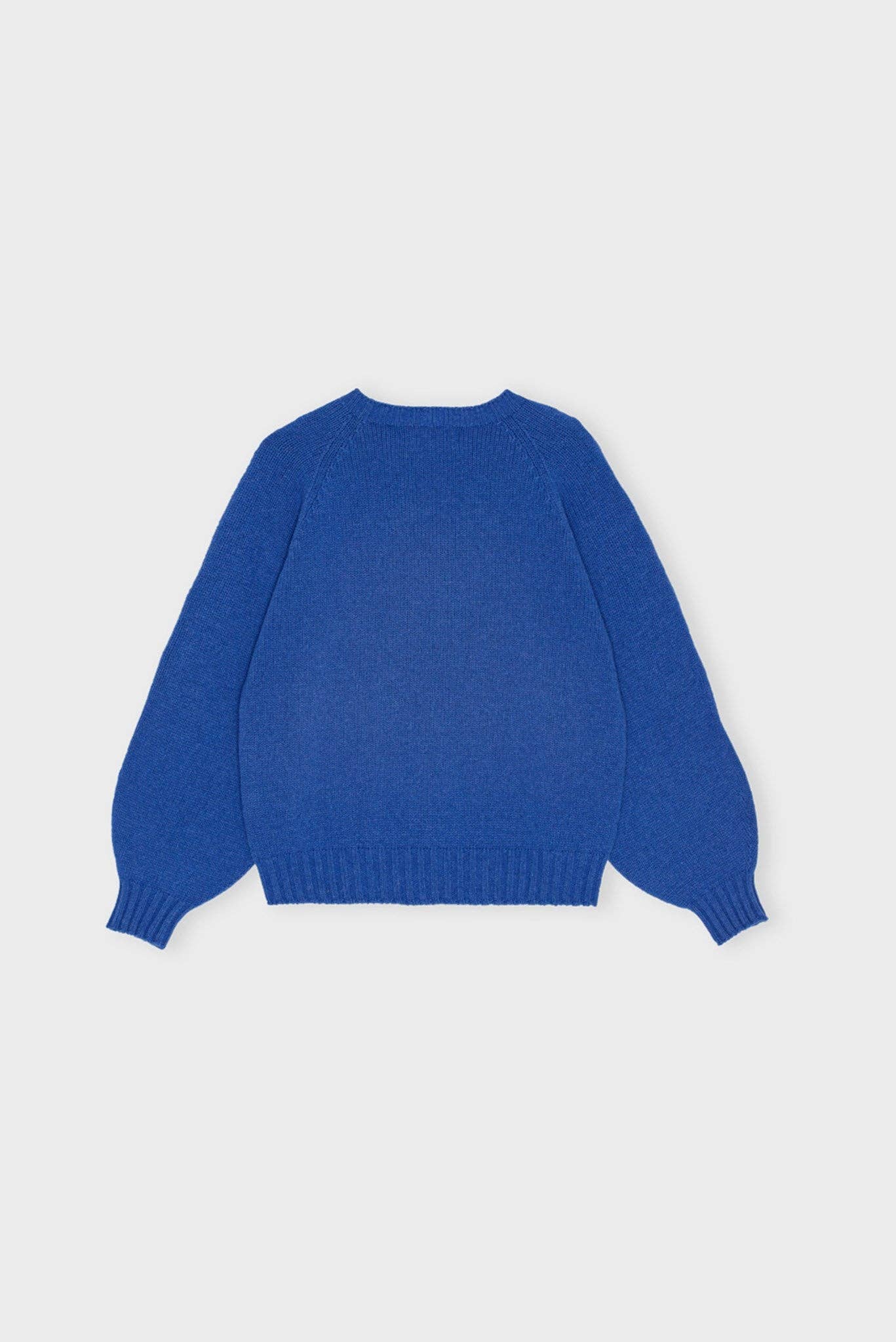 Sienna knit wool - bright blue