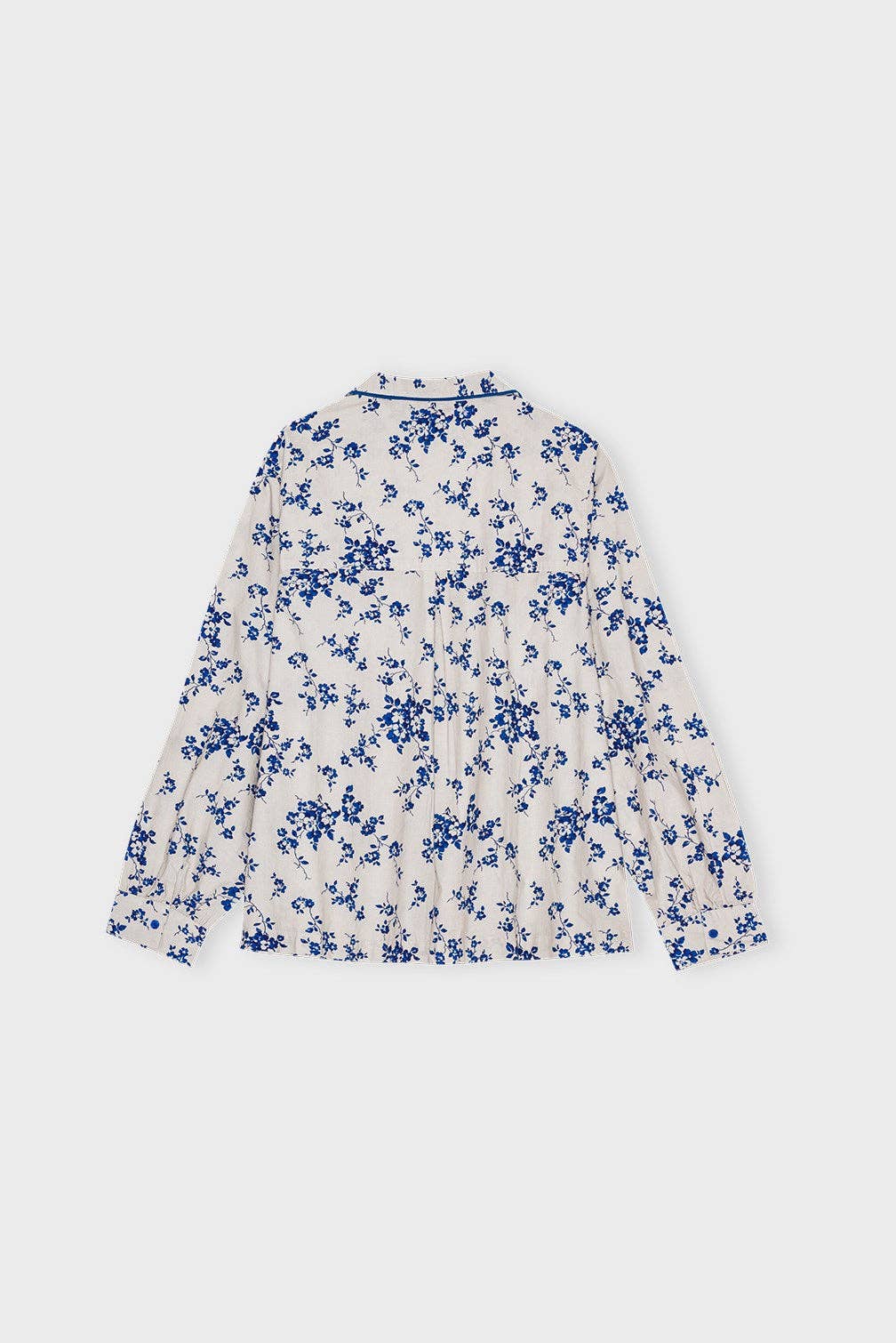 Cotton Poplin Floral Pajama Top