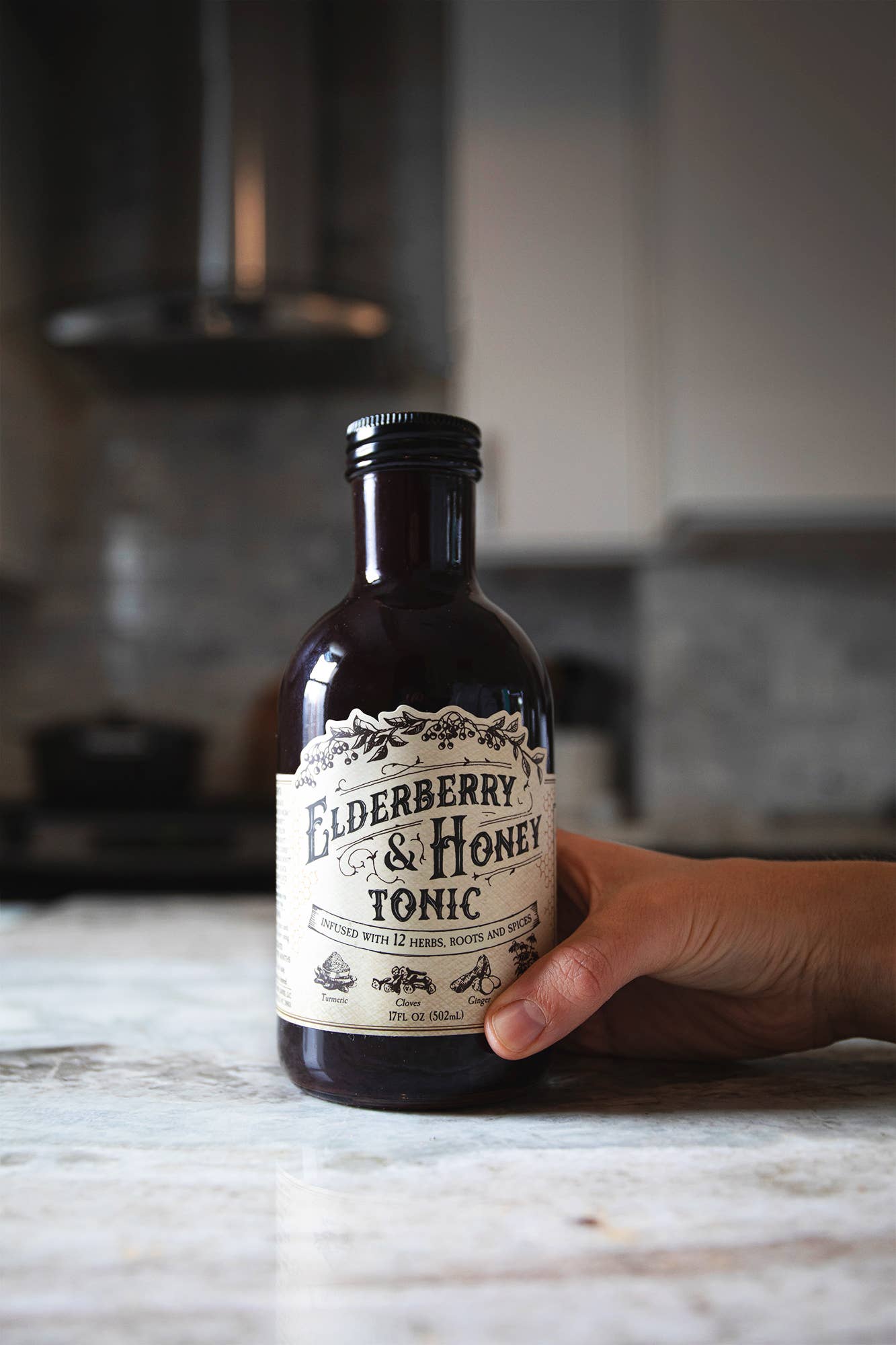 Elderberry & Honey Tonic - 16 oz