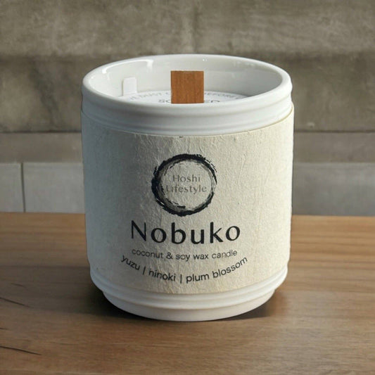 Nobuko | Hoshi Lifestyle Hand Poured Candles - 8oz Ceramic Jar