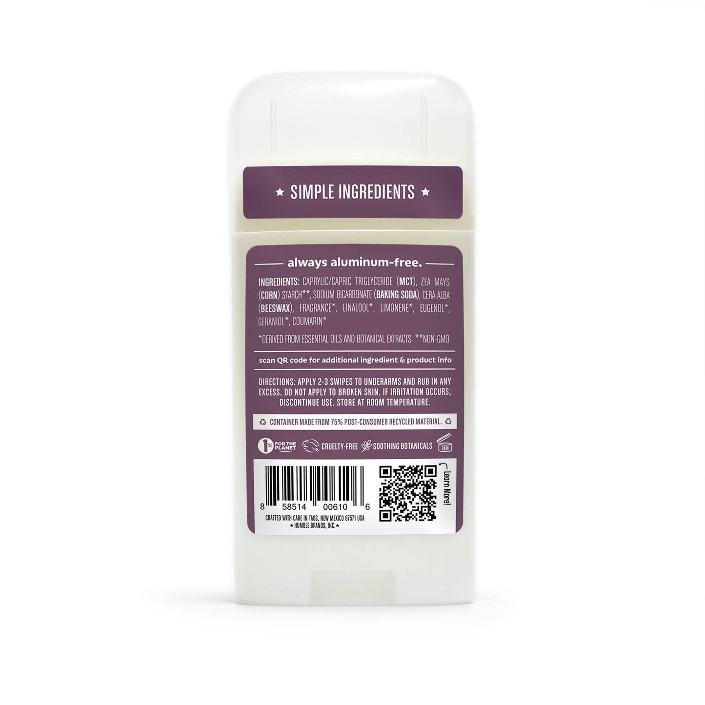 Lavender & Holy Basil Original Deodorant