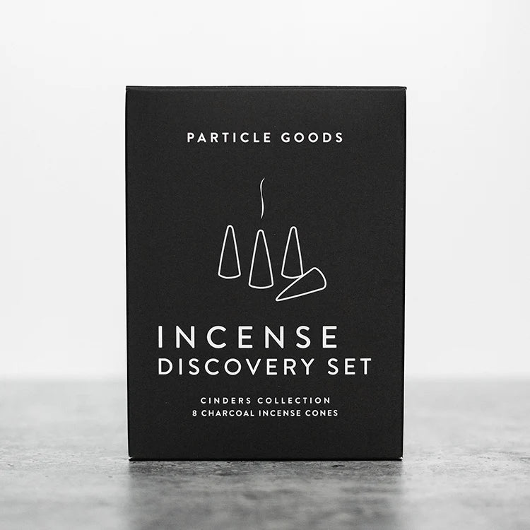 Incense Discovery Set by Particle Goods | Cinders Collection (8 Charcoal Incense Cones)