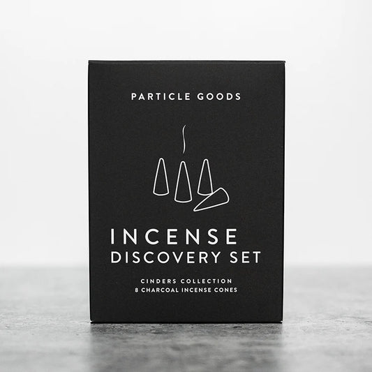 Incense Discovery Set by Particle Goods | Cinders Collection (8 Charcoal Incense Cones)