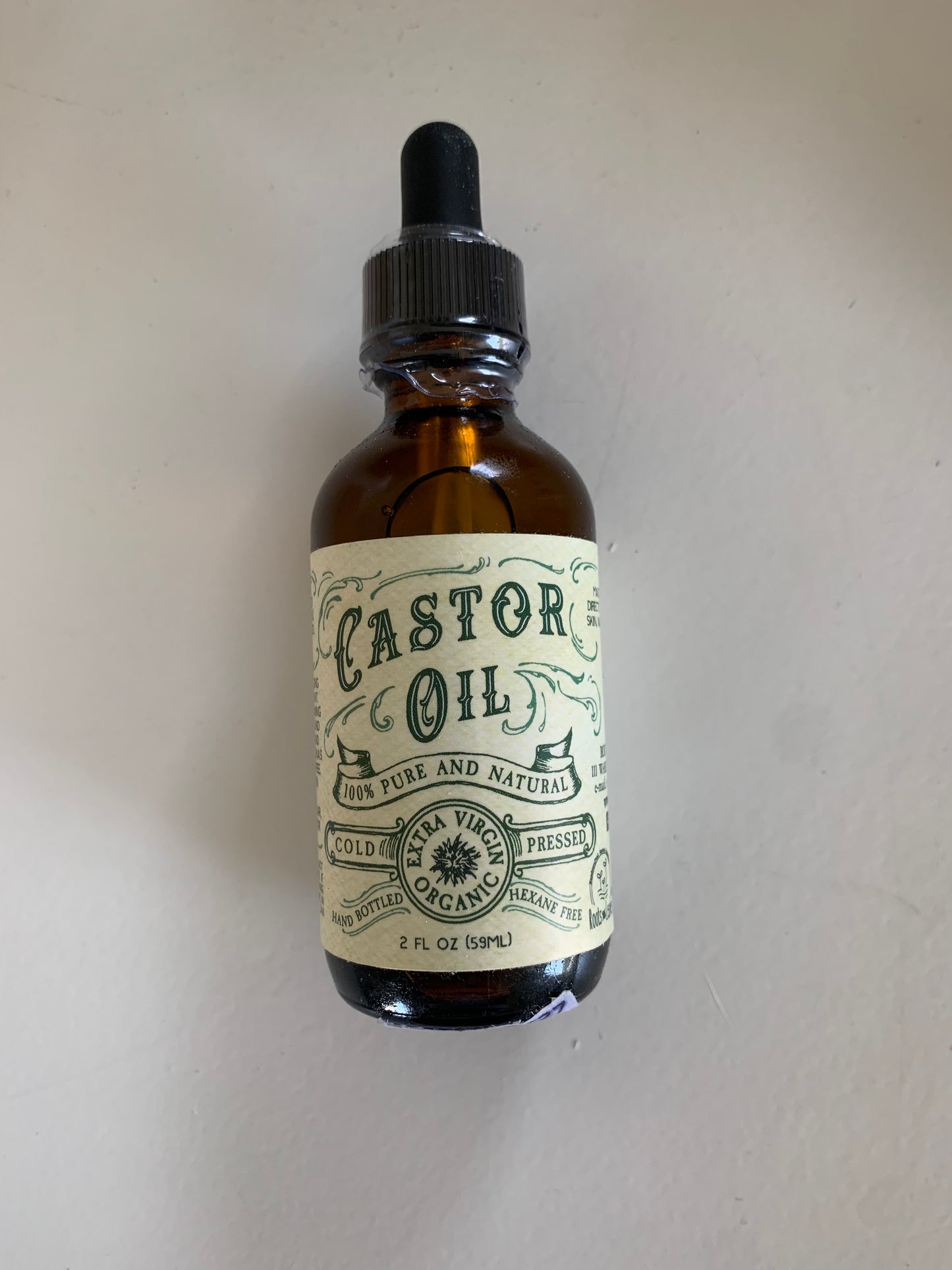 Roots + Leaves Organic Cold Pressed Hexane Free Castor Oil