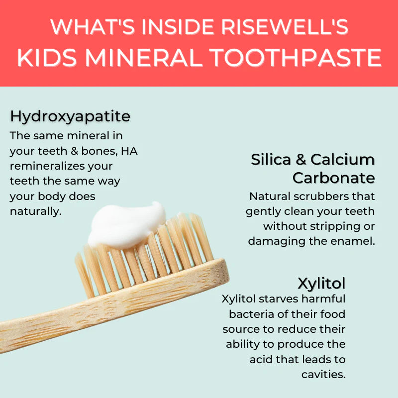 Risewell Kids Mineral Toothpaste - Cake Batter