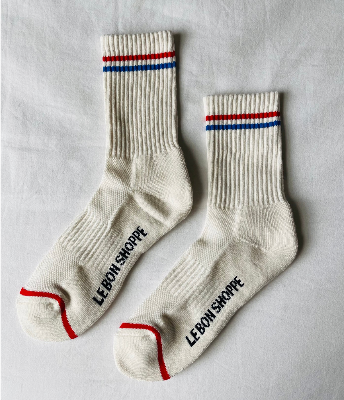 Le Bon Shoppe Boyfriend Socks | Milk