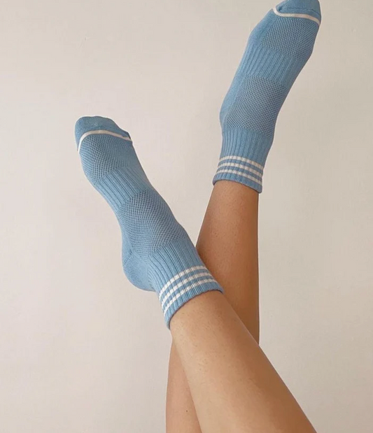 Le Bon Shoppe Girlfriend Socks | Parisian Blue