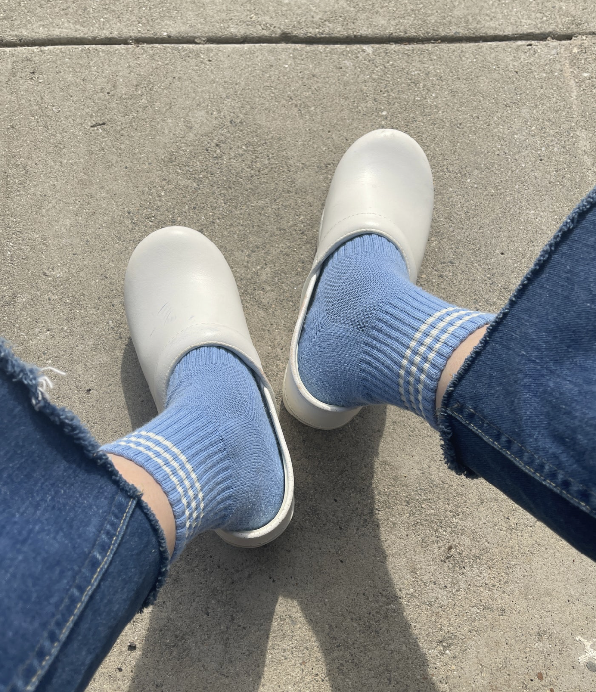 Le Bon Shoppe Girlfriend Socks | Parisian Blue