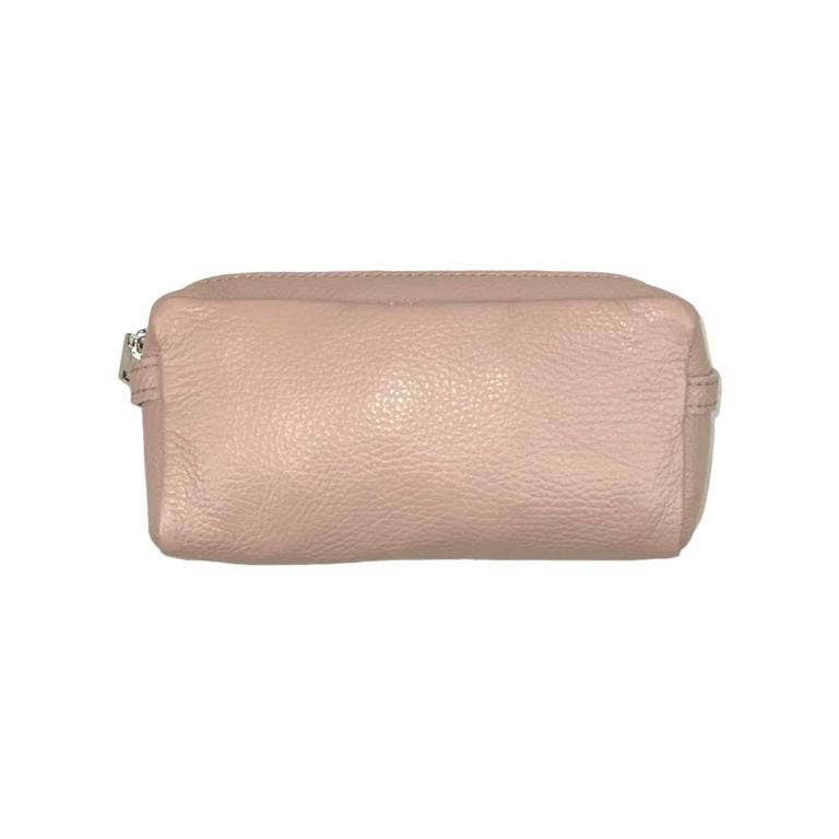 Italian Leather Cosmetic Bag