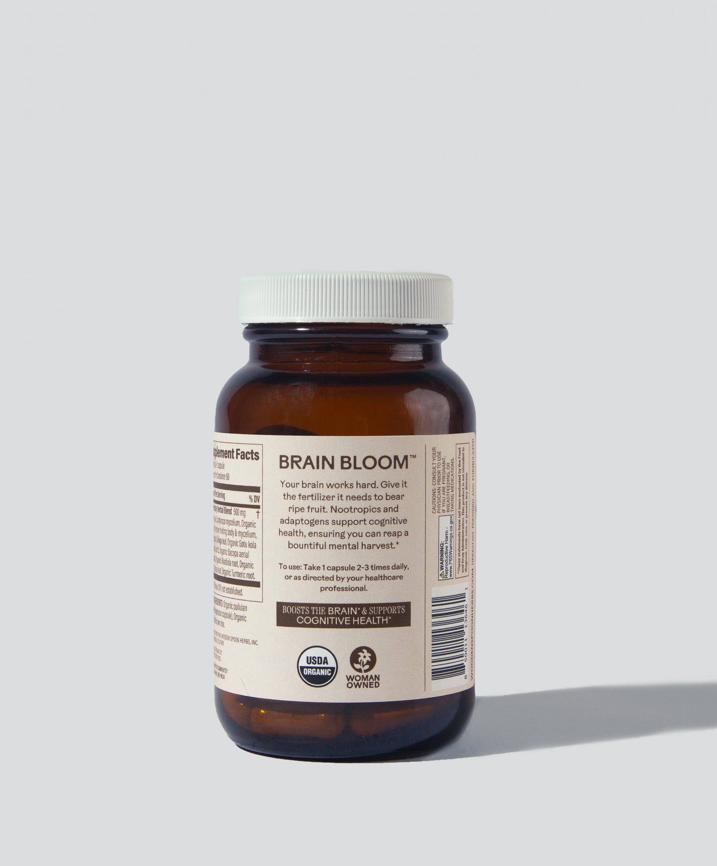 Wooden Spoon Herbs Brain Bloom Supplements