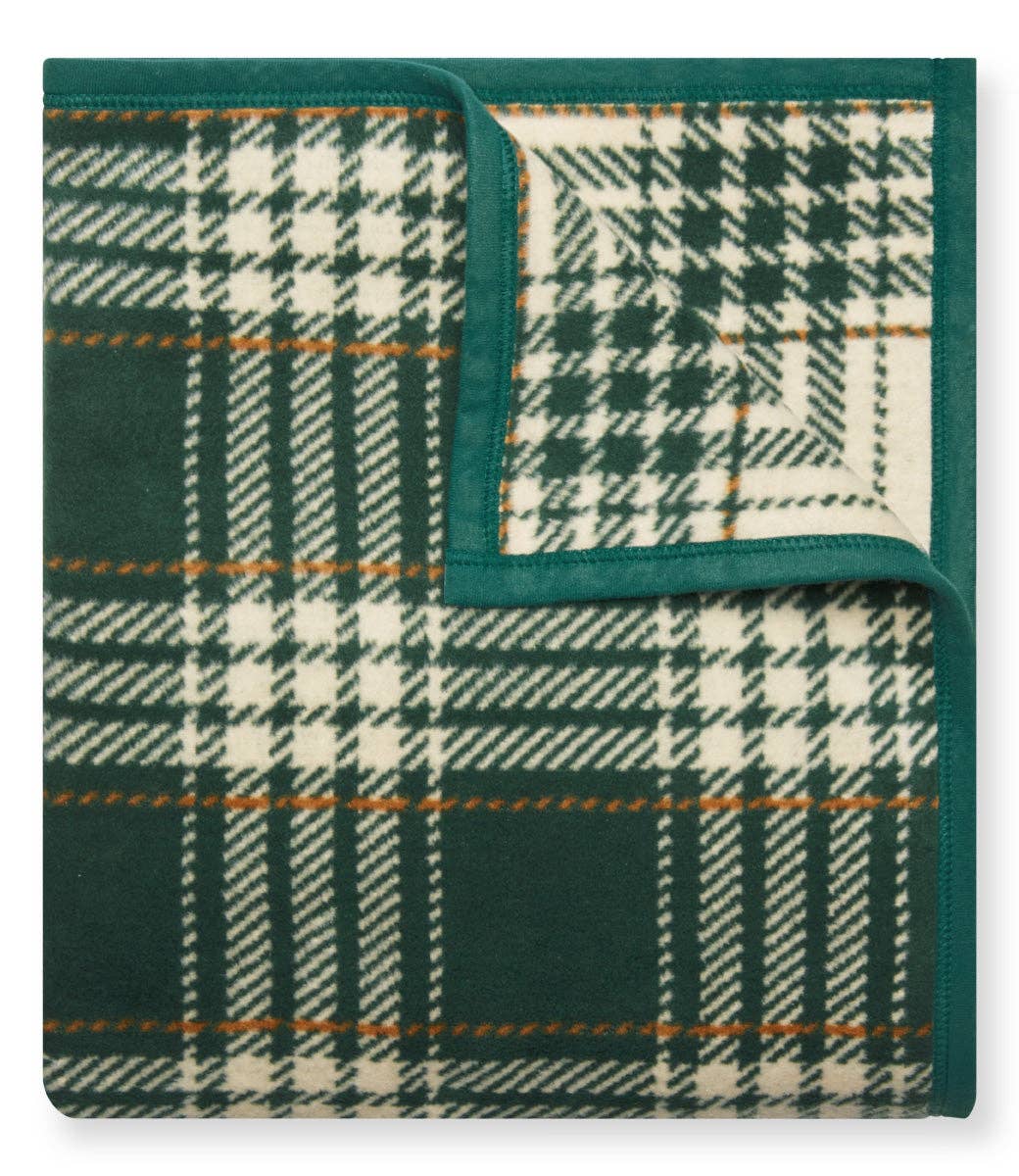 Autumn Plaid Evergreen Blanket