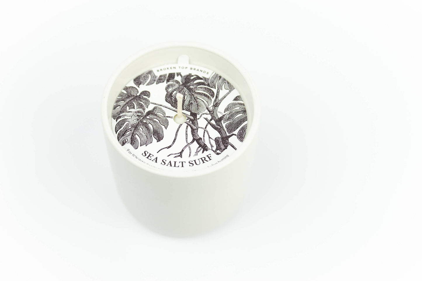 Sea Salt Surf Ceramic Botanical Soy Candles