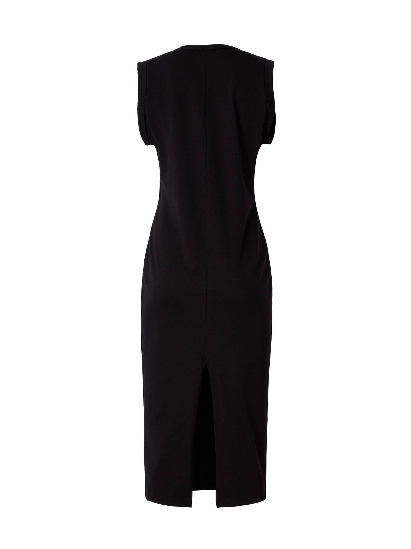 Sleeveless Black "David" Maxi Dress