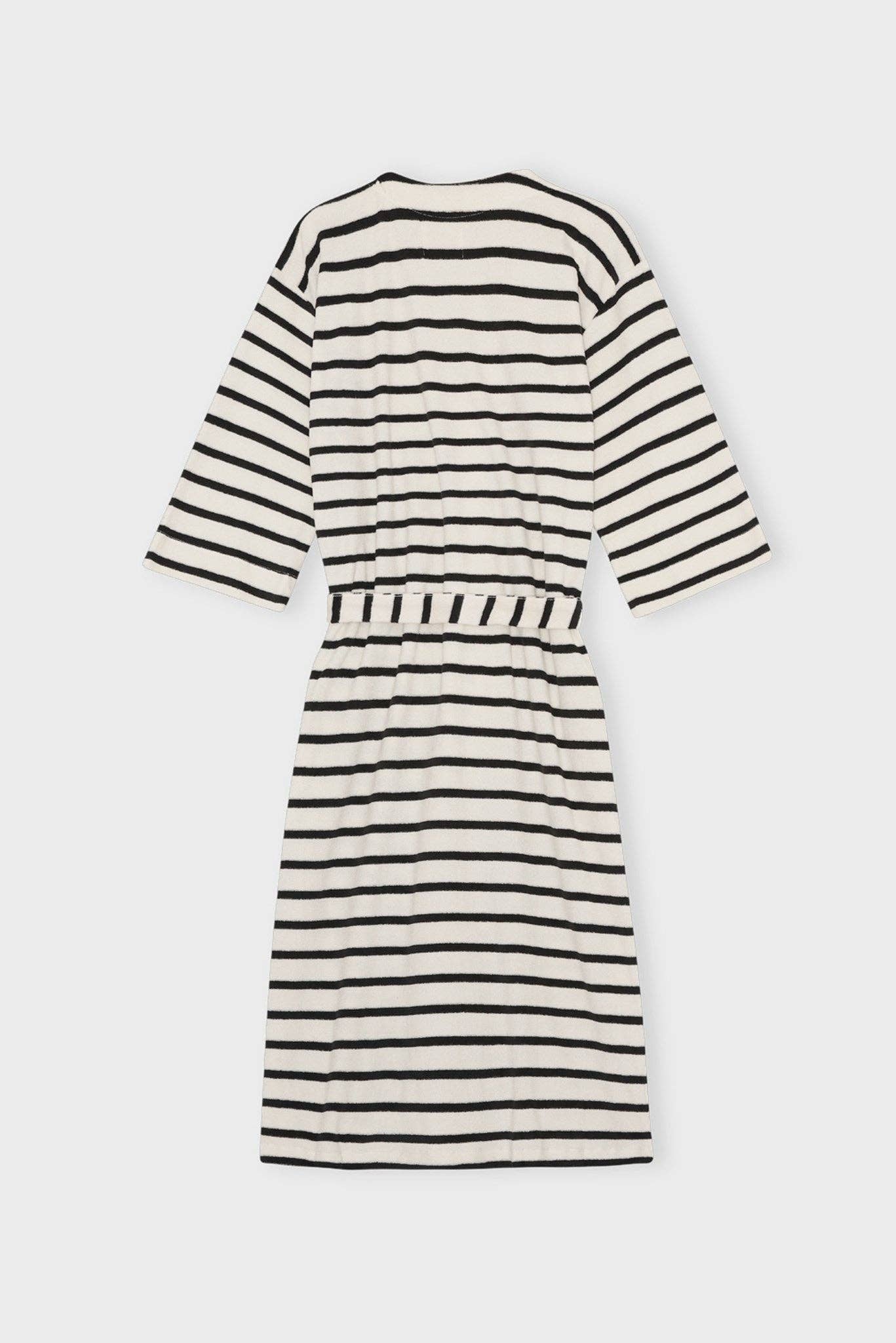 Coastal Stripe Terry Organic Cotton Robe