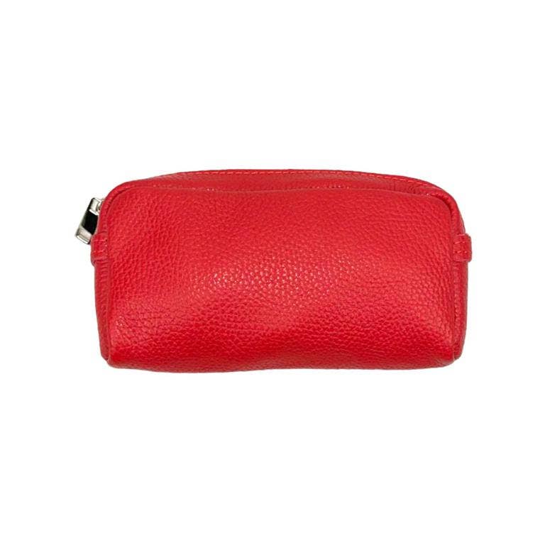 Italian Leather Cosmetic Bag