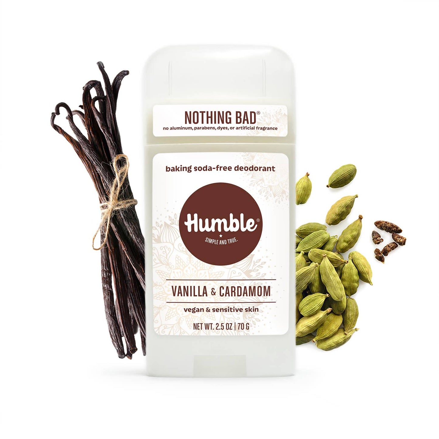 Humble Deodorant Vegan & Sensitive | Vanilla & Cardamom