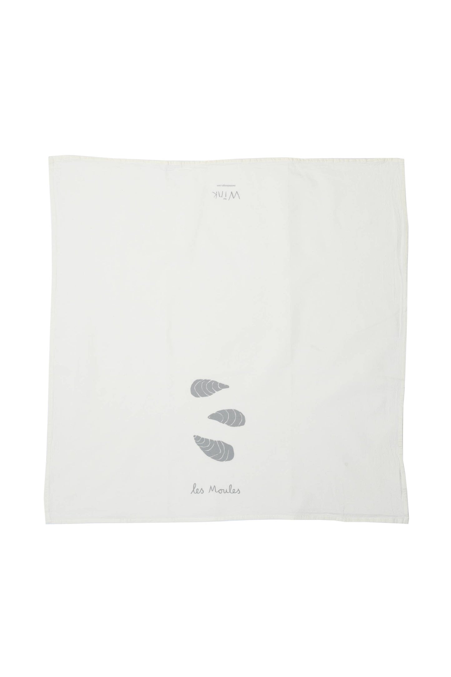 Les moules 100% Cotton Silk Screened Oversized Tea Towel