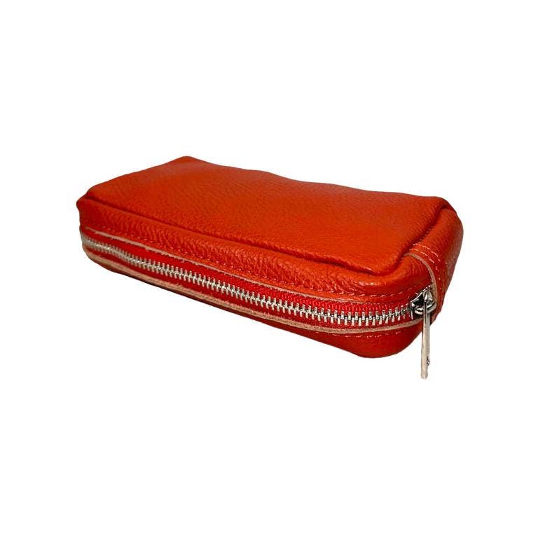 Italian Leather Cosmetic Bag