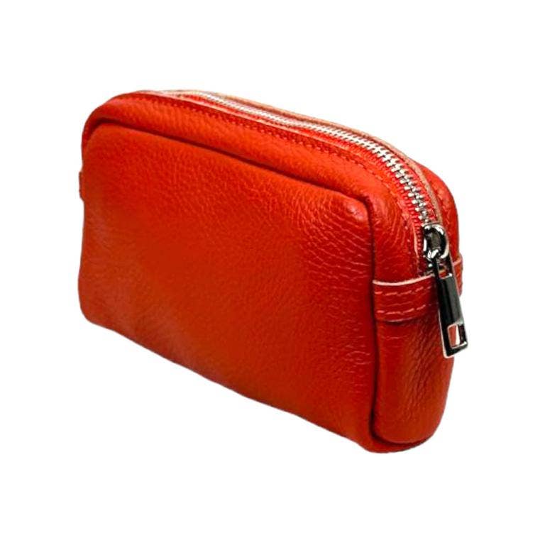 Italian Leather Cosmetic Bag