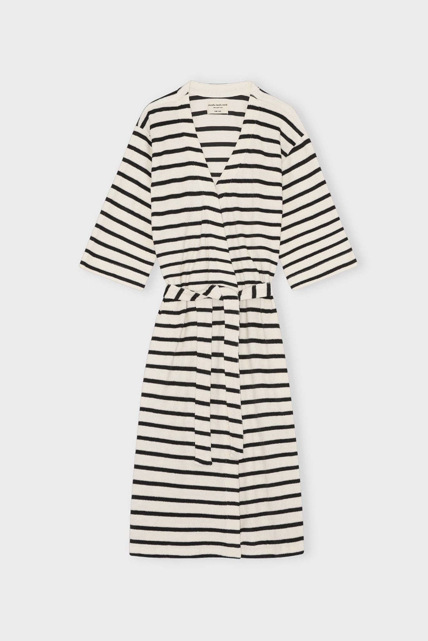 Coastal Stripe Terry Organic Cotton Robe