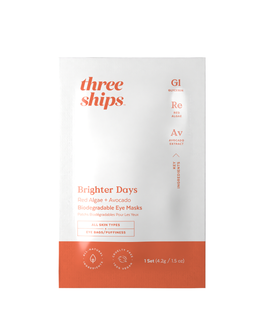 Three Ships Beauty Brighter Days Eye Mask Individually-Wrapped Sachets