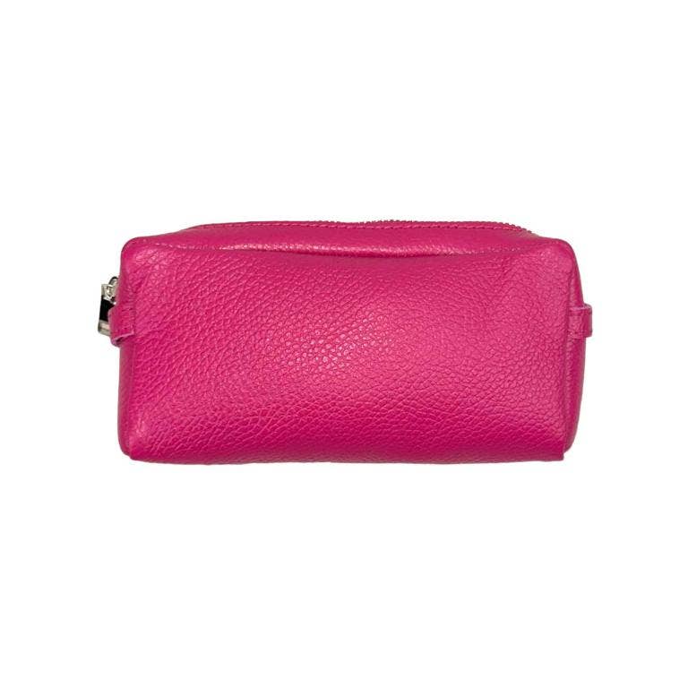 Italian Leather Cosmetic Bag